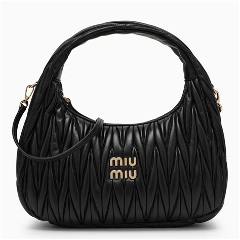 tasche miu miu schwarz|miu handtaschen.